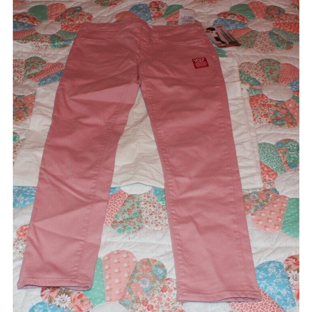Levi’s Girls Pull-on Leggings (Jeggings) Size 12 Reg NWT-PINK